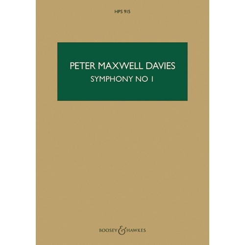 Maxwell Davies, Sir Peter - Symphony No. 1