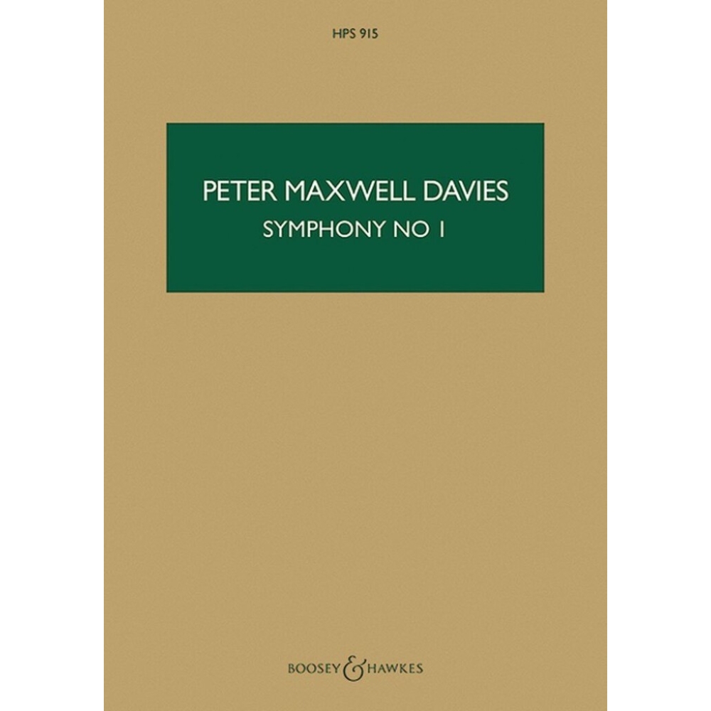 Maxwell Davies, Sir Peter - Symphony No. 1