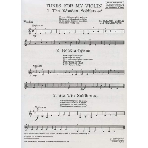 Murray & Tate - Tunes for my violin 