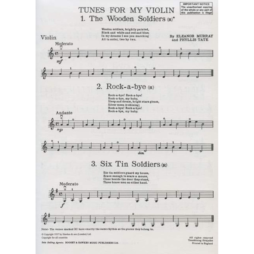 Murray & Tate - Tunes for my violin 
