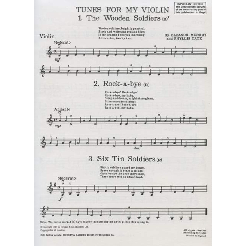 Murray & Tate - Tunes for my violin