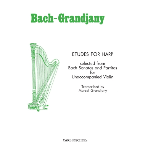Bach, J.S - Etudes for Harp 