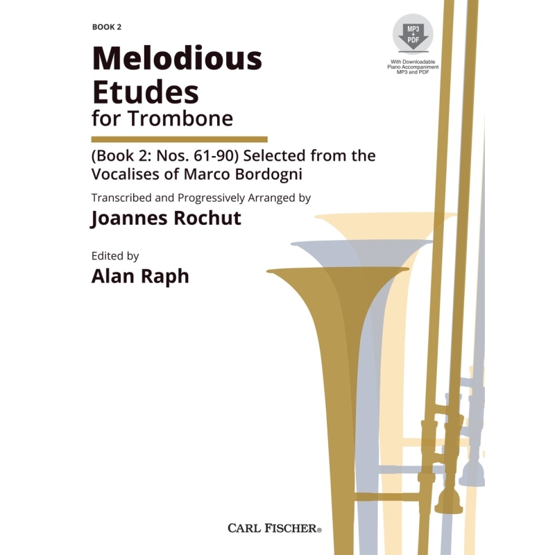 Bordogni, Giovanni - Melodious Etudes for Trombone, Book 2: Nos. 61 - 90