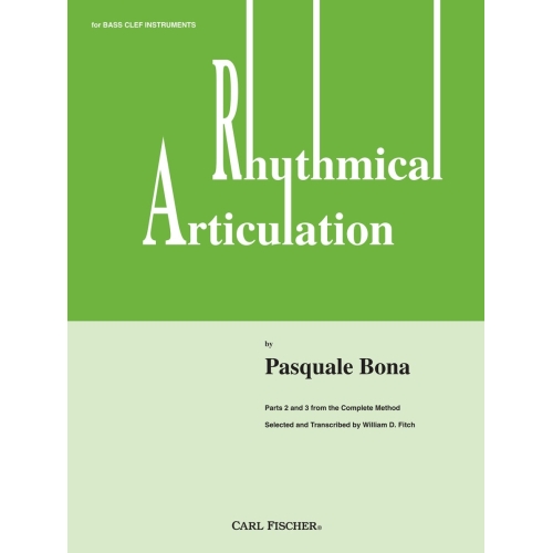 Bona, Pasquale - Rhythmical Articulation Studies for Bass Clef Instruments