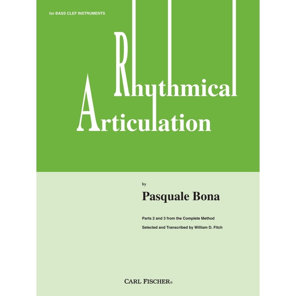 Bona, Pasquale - Rhythmical Articulation Studies for Bass Clef Instruments