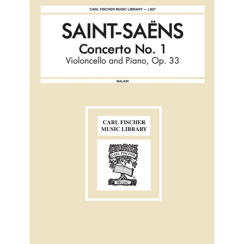 Saint-Saëns, Camille - Cellokonzert Nr.1 op. 33