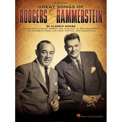 Great Songs Of Rodgers & Hammerstein (Big-Note Piano)