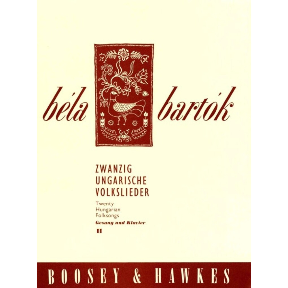 Bartok, Bela - 20 Hungarian Folksongs   Vol. 2