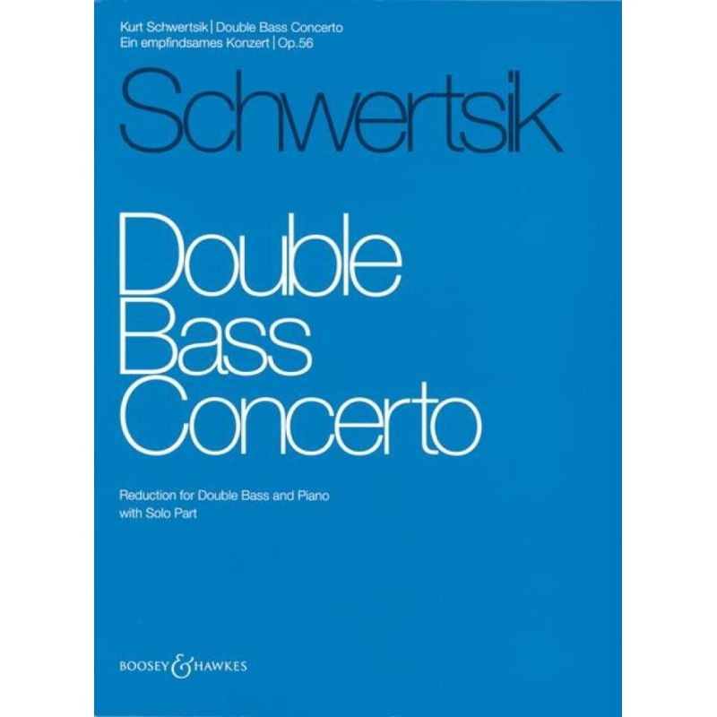 Schwertsik, Kurt - Double Bass Concerto op. 56