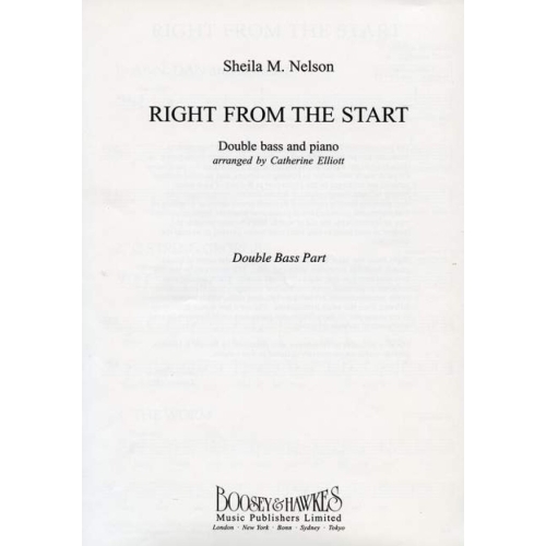 Right from the Start 