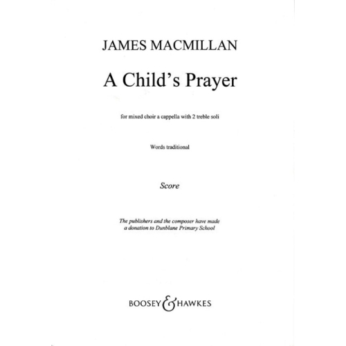 MacMillan, James - A Childs Prayer