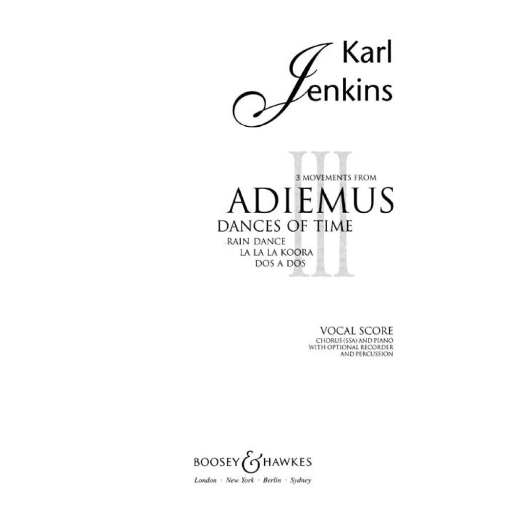 Jenkins, Karl - Adiemus III - Dances of Time 