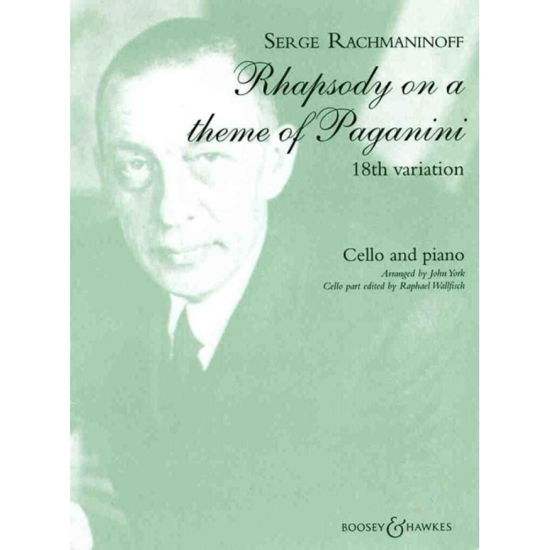 Rachmaninoff, Sergei Wassiljewitsch - Rhapsody on a Theme of Paganini 