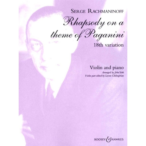 Rachmaninoff, Sergei Wassiljewitsch - Rhapsody on a Theme of Paganini