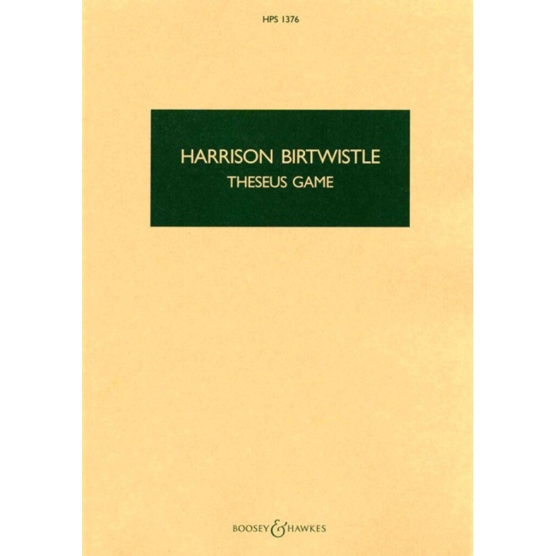 Birtwistle, Sir Harrison - Theseus Game