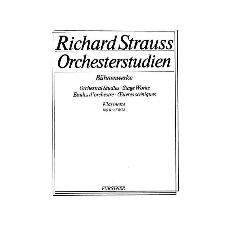 Essberger & Strauss - Orchestral Studies Stage Works: Clarinet Vol. 2
