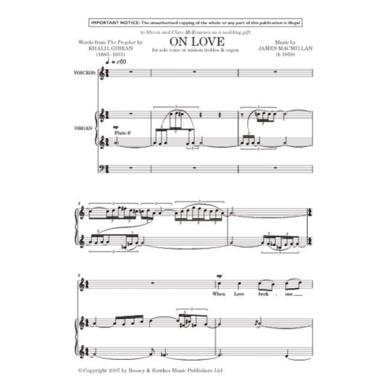 MacMillan, James - On Love