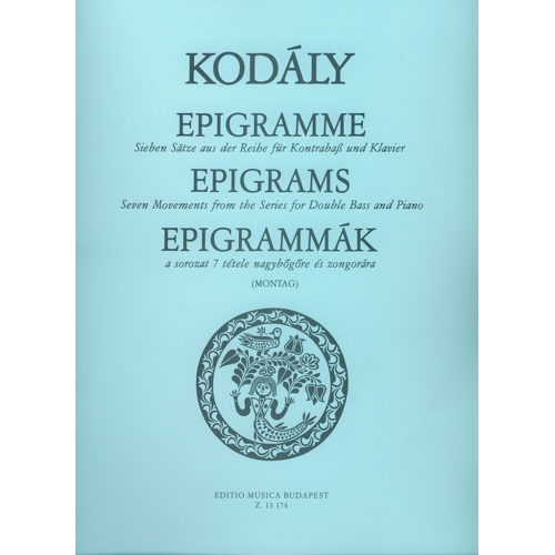 Kodaly, Zoltan - Epigrams