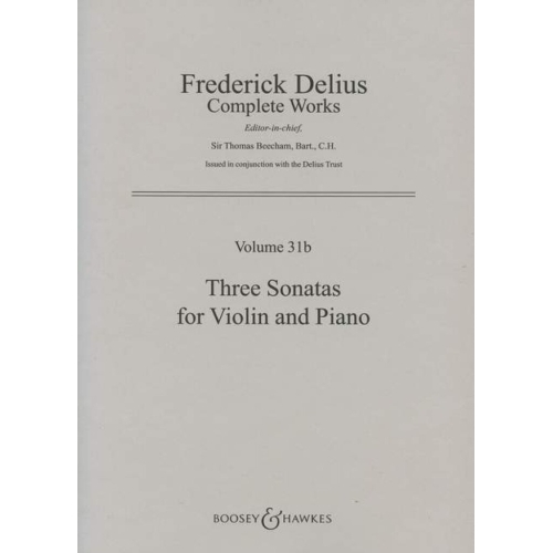 Delius, Frederick - Three Sonatas
