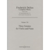 Delius, Frederick - Three Sonatas Vol. 31b