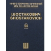 Shostakovich, Dmitri - New Collected Works Vol. 054 Vol. 54