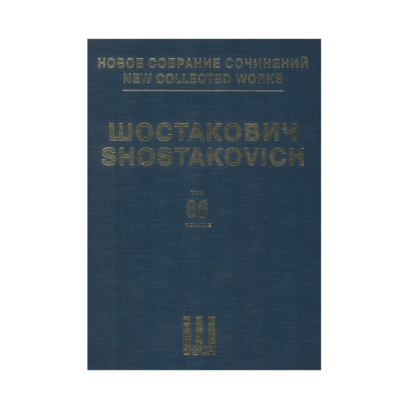 Shostakovich, Dmitri - New Collected Works Vol. 066 op. 105 Vol. 66