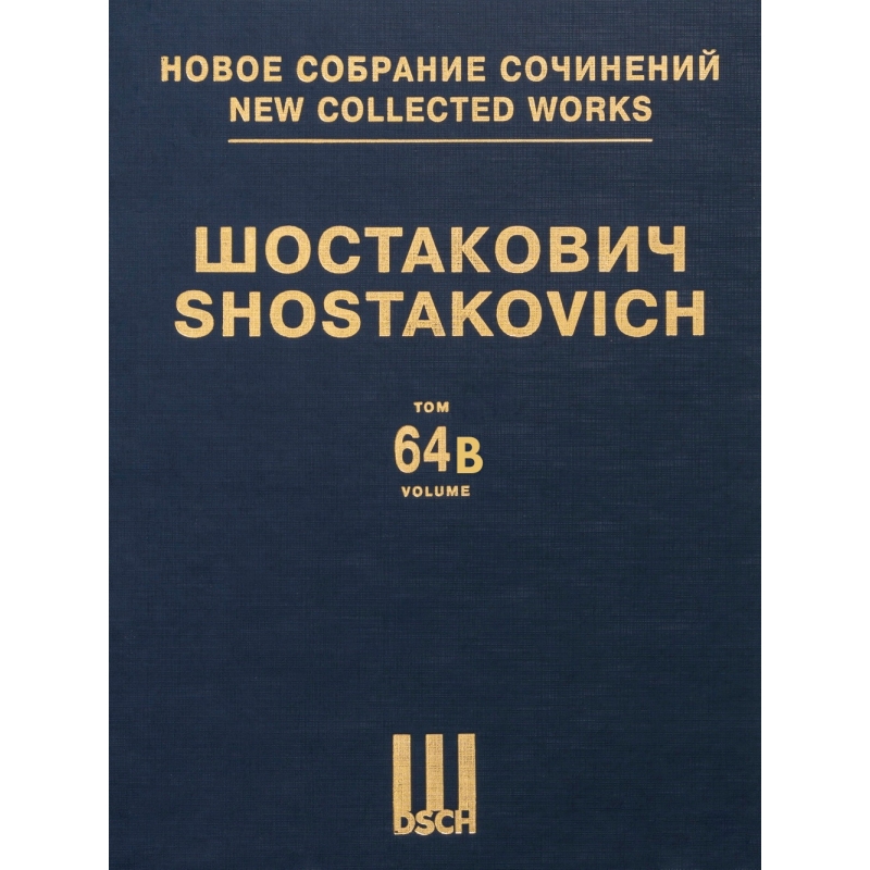 Shostakovich, Dmitri - New Collected Works Vol. 064 B op. 39 Vol. 64 B