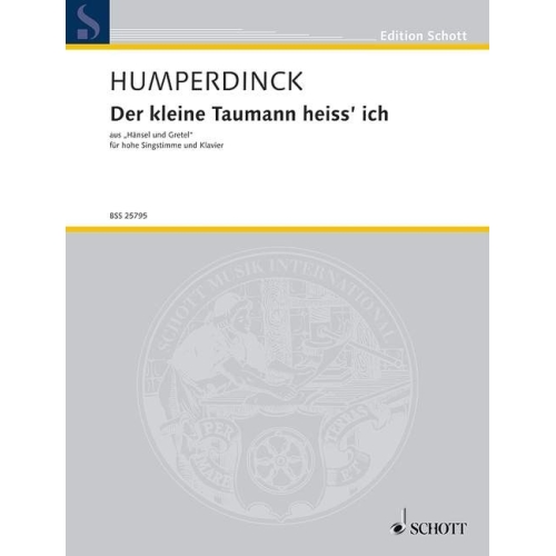 Humperdinck, Engelbert - Lied des Taumännchens