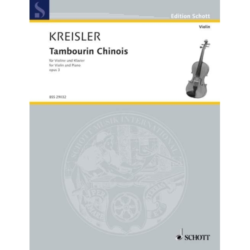 Kreisler, Fritz - Tambourin Chinois op. 3