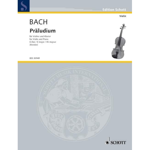 Bach, J.S - Prelude E Major...