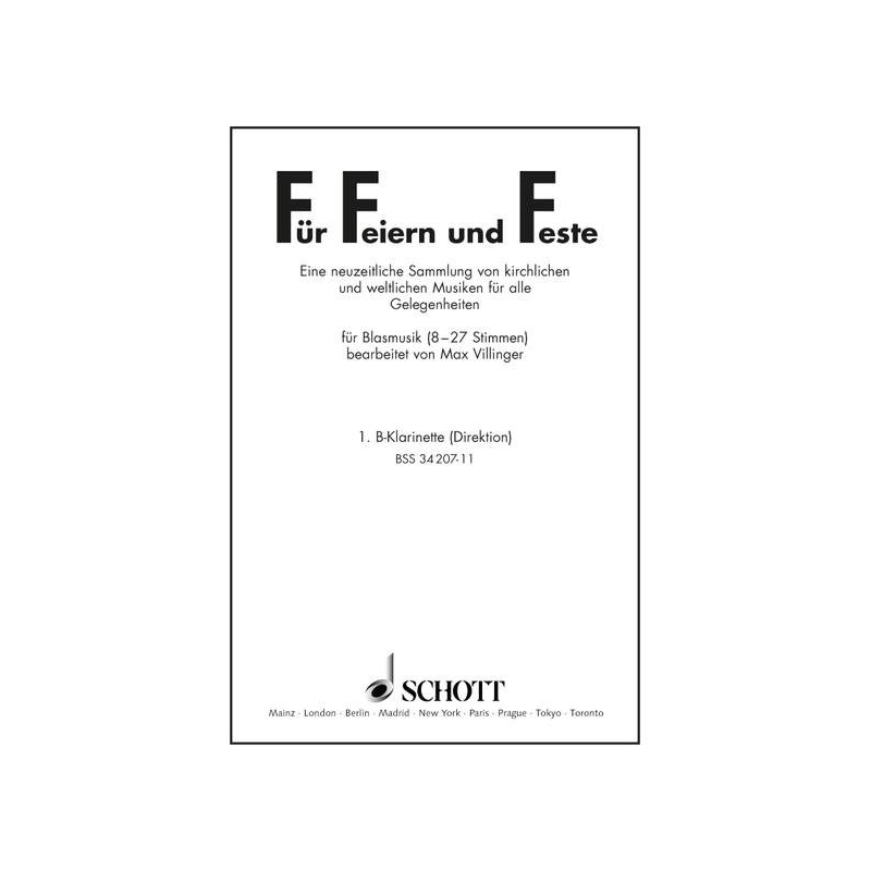Für Feiern und Feste