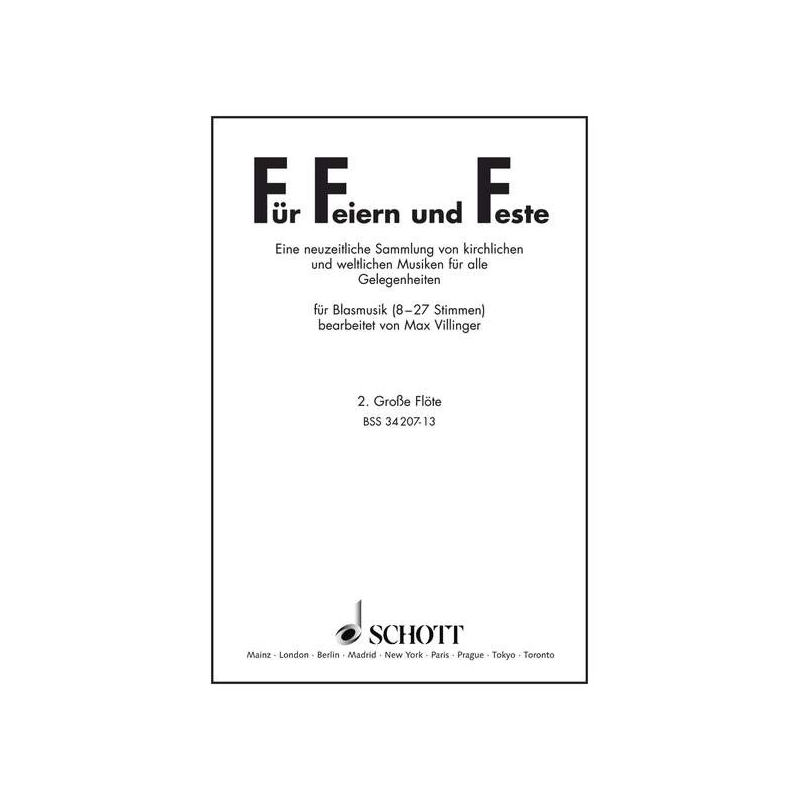 Für Feiern und Feste