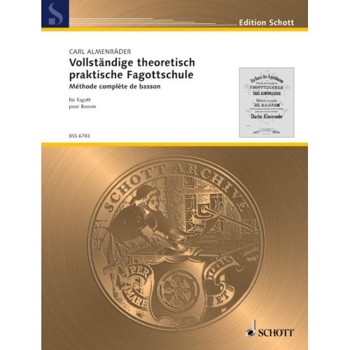 Almenraeder, Carl - Vollständige theoretisch praktische Fagottschule