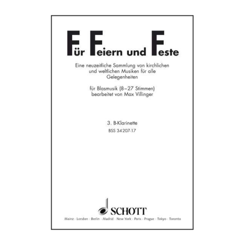 Für Feiern und Feste 