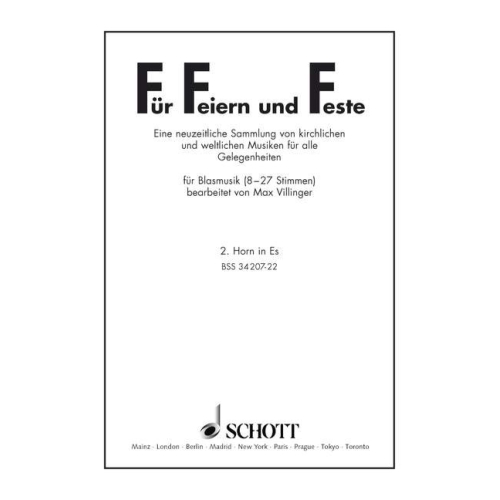 Für Feiern und Feste 