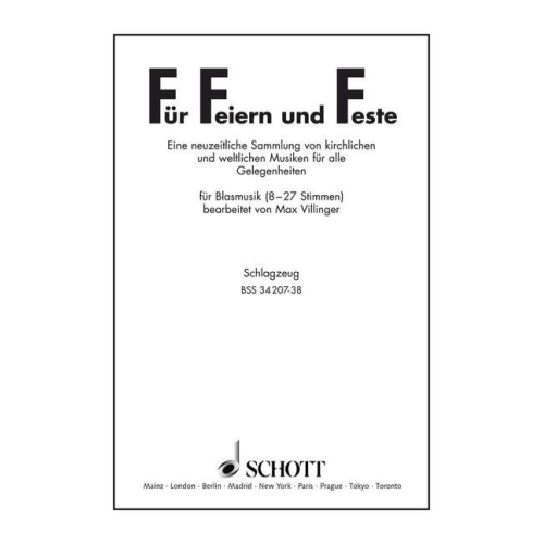 Für Feiern und Feste 