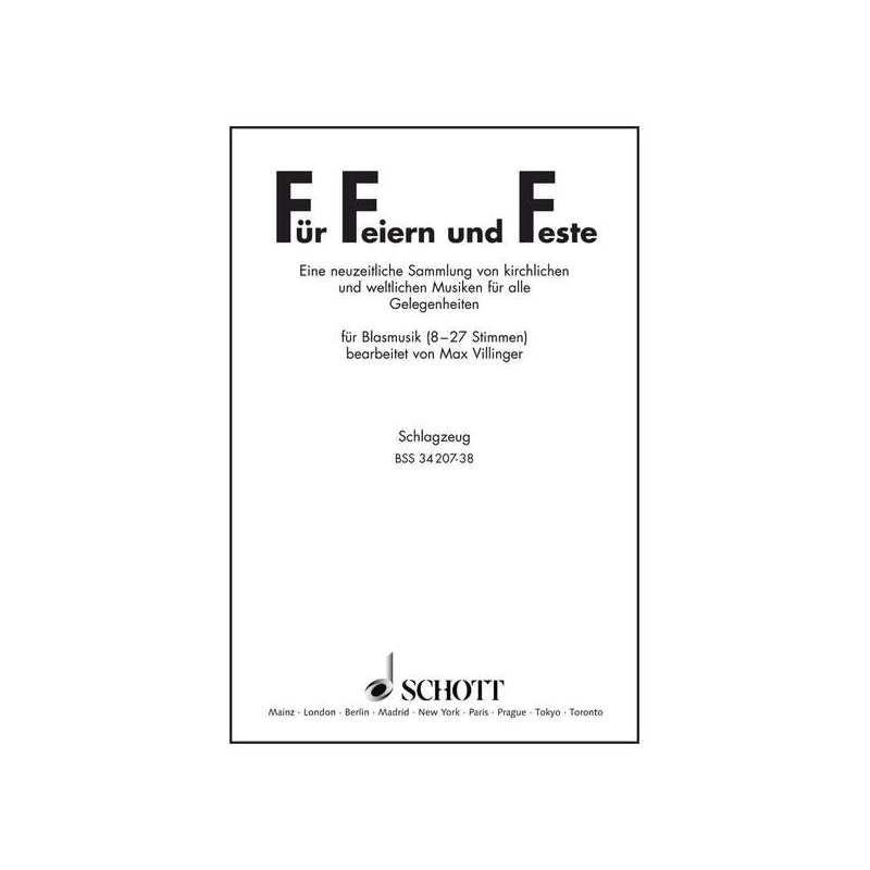 Für Feiern und Feste