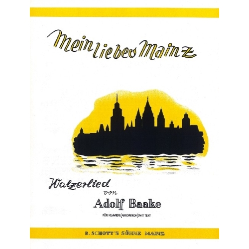 Baake, Adolf - My love Mainz 