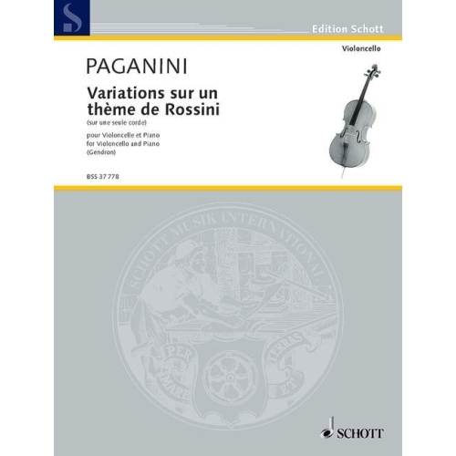 Paganini, Niccolò - Variations sur un thème de Rossini 