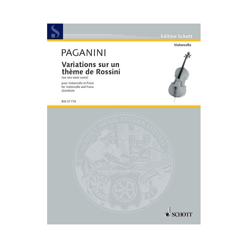 Paganini, Niccolò - Variations sur un thème de Rossini 
