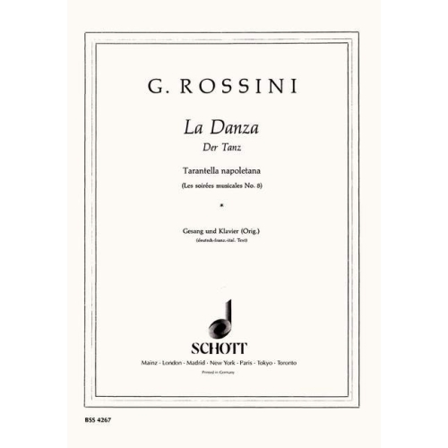 Rossini, Gioacchino Antonio - La Danza