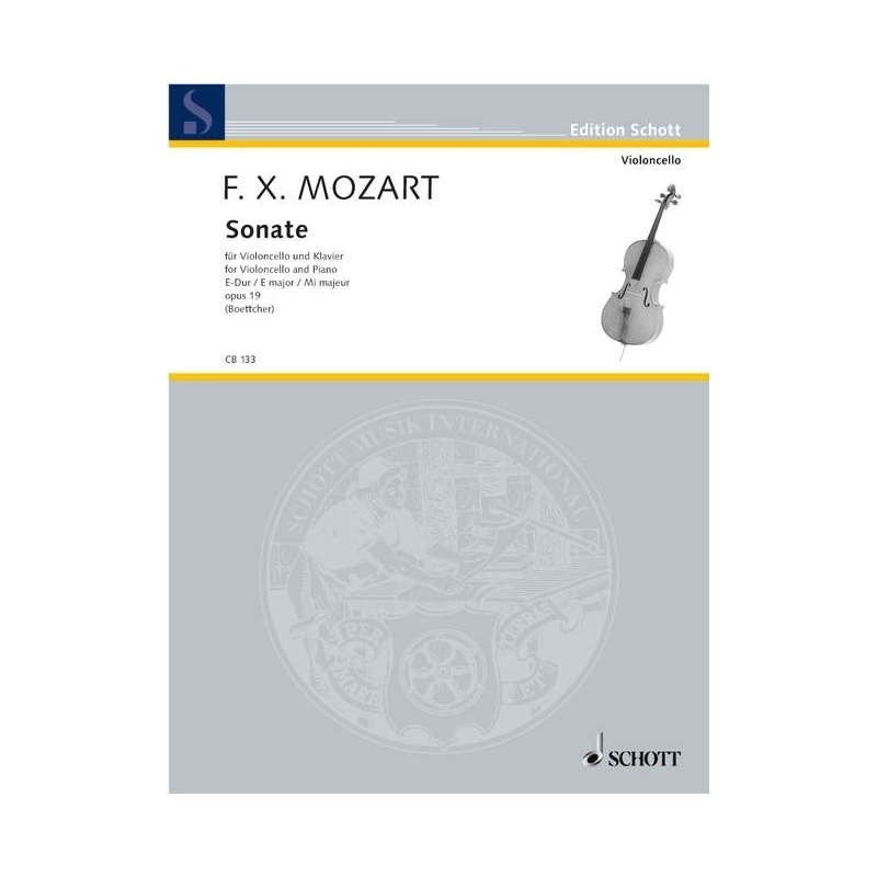 Mozart, Franz Xaver Wolfgang - Sonata E Major op. 19 