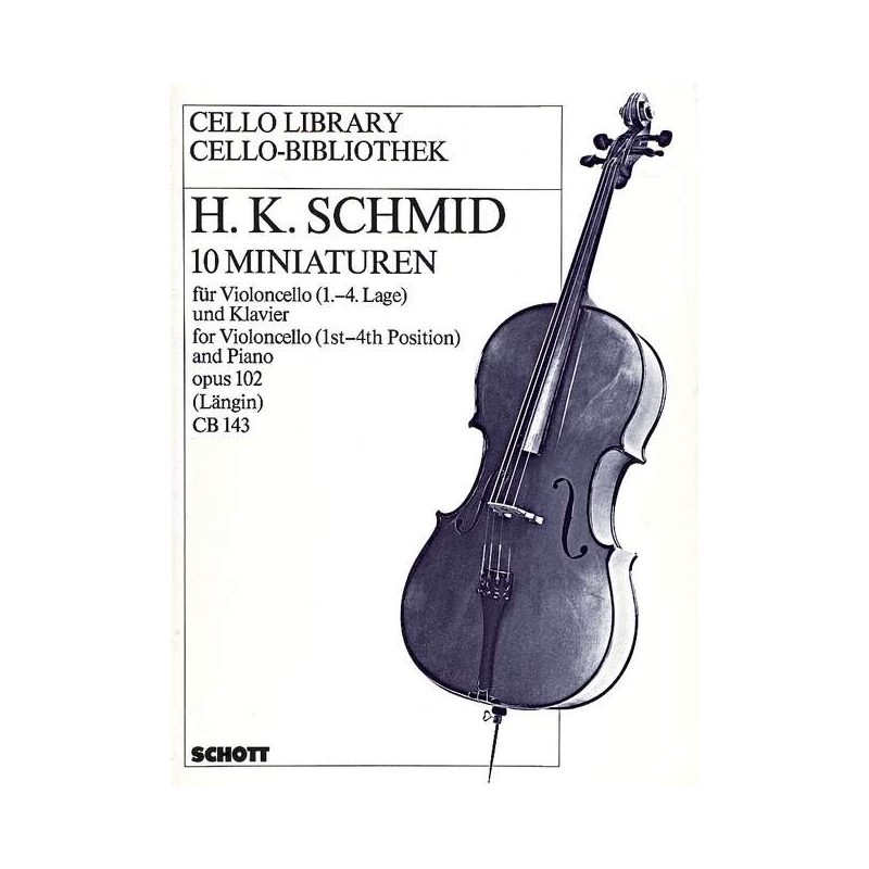 Schmid, Heinrich Kaspar - Ten Miniatures op. 102 
