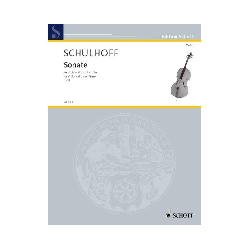 Schulhoff, Erwin - Cello Sonata