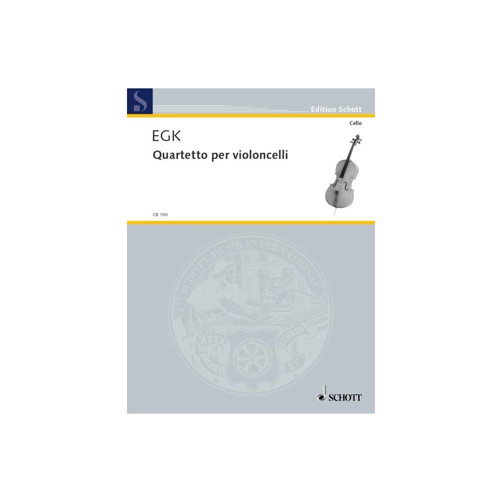 Egk, Werner - Quartet for violoncellos 