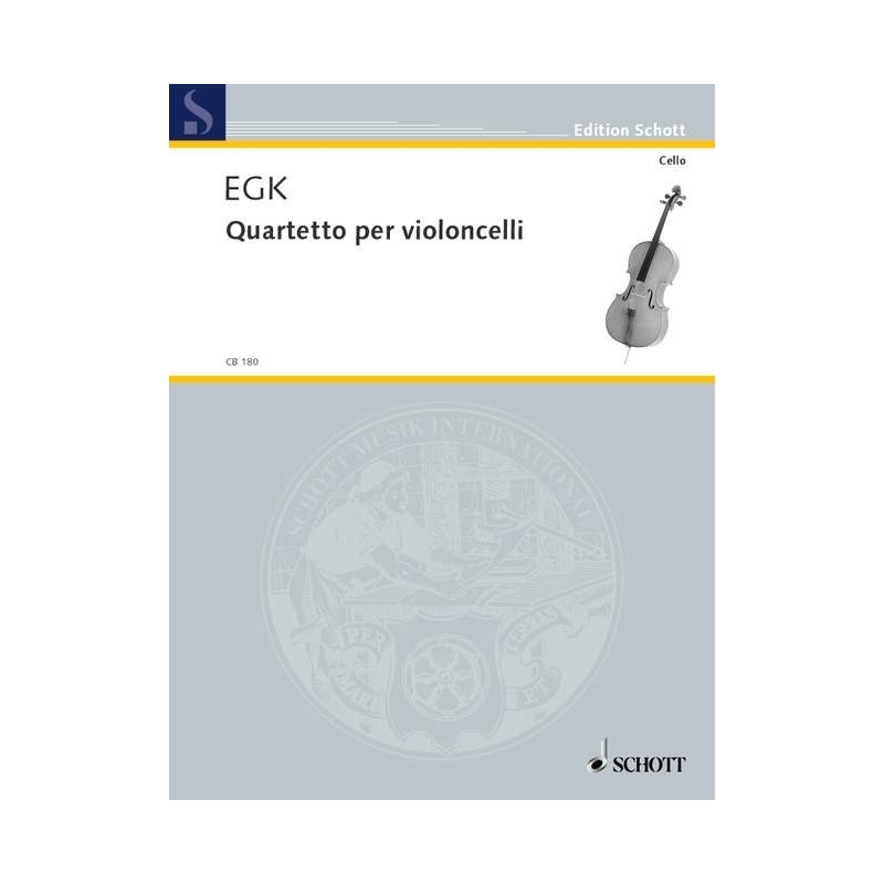 Egk, Werner - Quartet for violoncellos 
