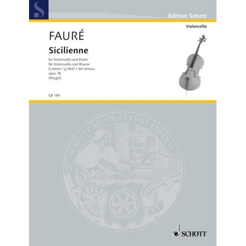 Fauré, Gabriel - Sicilienne op. 78