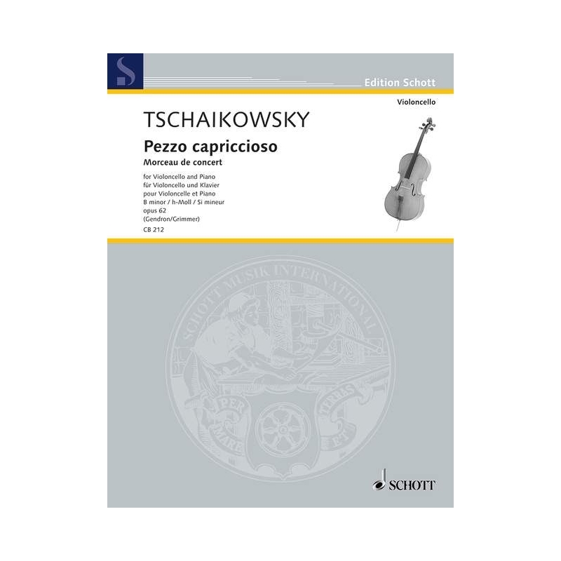Tchaikovsky, Peter Iljitsch - Pezzo capriccioso B minor op. 62 