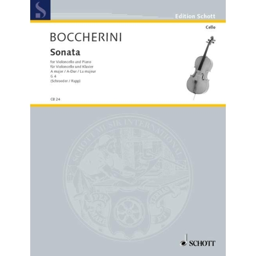 Boccherini, Luigi - Sonata A Major  G 4
