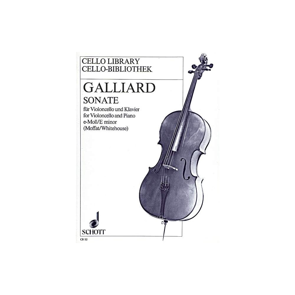 Galliard, Johann Ernst - Sonata E Minor 